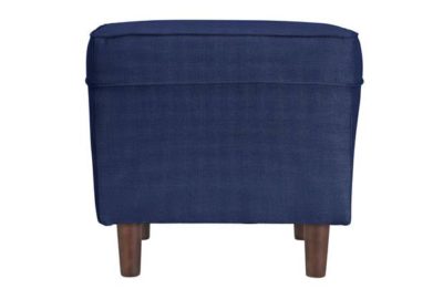 Collection Martha Fabric Footstool - Royal Blue